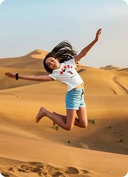 modern bedouin Dubai desert tour